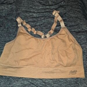 New Balance Tan Sports Bra